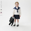 马克珍妮女童活力校园海军风卫衣 宝宝上衣2025年春装新款250219 商品缩略图0