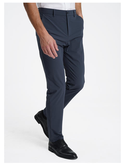 callisto藏青锦纶混纺休闲裤 商品图2