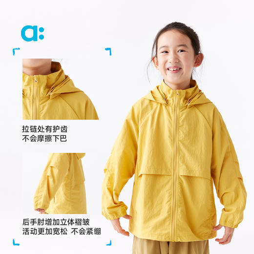【春Vol.2】allblu幼岚【不易皱百搭风衣】儿童外套25新款春轻便防风透气上衣ZY 商品图4