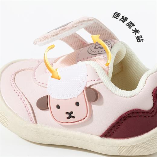 贝贝怡春季新款男女宝宝学步鞋婴幼儿童魔术贴稳步鞋软底舒适包头防踢鞋ZB1EX025 商品图6