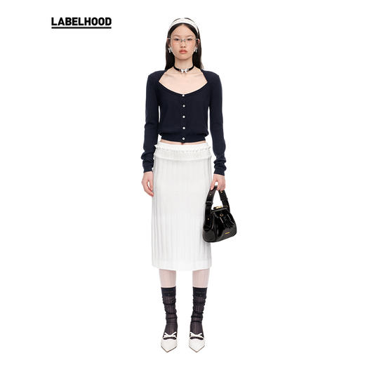 【SHUSHUTONG】蕾虎时尚百搭坎肩针织开衫2025春夏新款女装上衣 商品图1