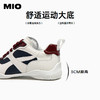 MIO米奥时尚拼色圆头系带德训鞋街头风轻便休闲女鞋M251566911 商品缩略图4