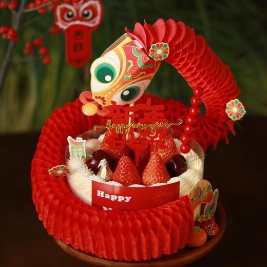 灵蛇迎福春禧蛋糕 商品图0
