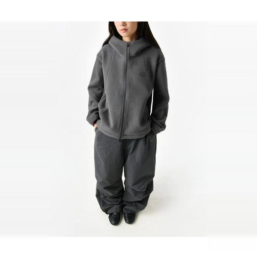 CryingCenter 毛呢绒深花灰分割外套夹克 哭喊中心 商品图2