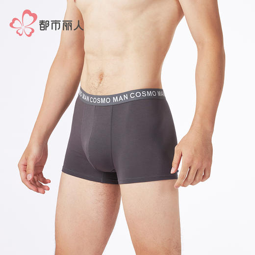 都市丽人人棉平角40S人棉简约基础平角裤FKHG02 商品图2