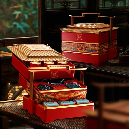 《宫廷珍藏》茶礼盒金骏眉乔迁新居之喜入宅礼物送礼长辈实用礼物 商品图3