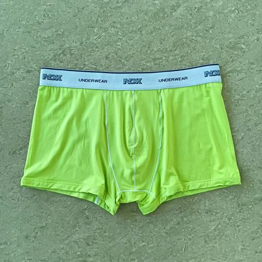 NM21542/215398/21536 【1条】男士明筋时尚字母撞色莫代尔平角内裤 商品图3