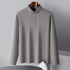 罗蒙男士春秋长袖Polo衫经典翻领百搭舒适商务长袖t恤男通勤Polo上衣 商品缩略图5