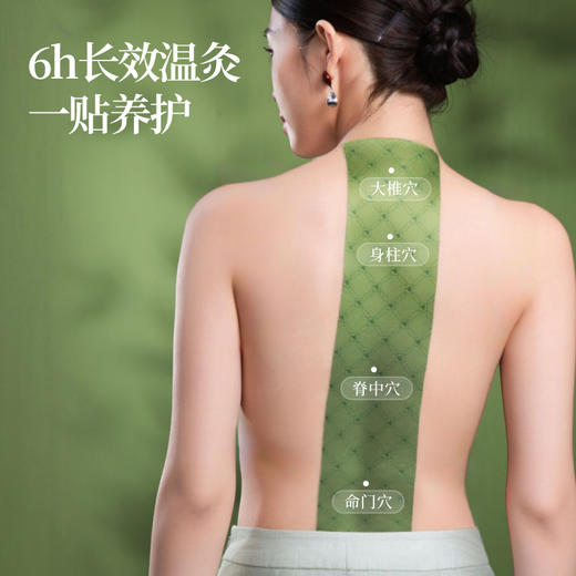 【龙骨凤脉贴】自发热艾草龙骨灸贴督脉热敷艾灸贴持久发热背部暖贴 商品图0