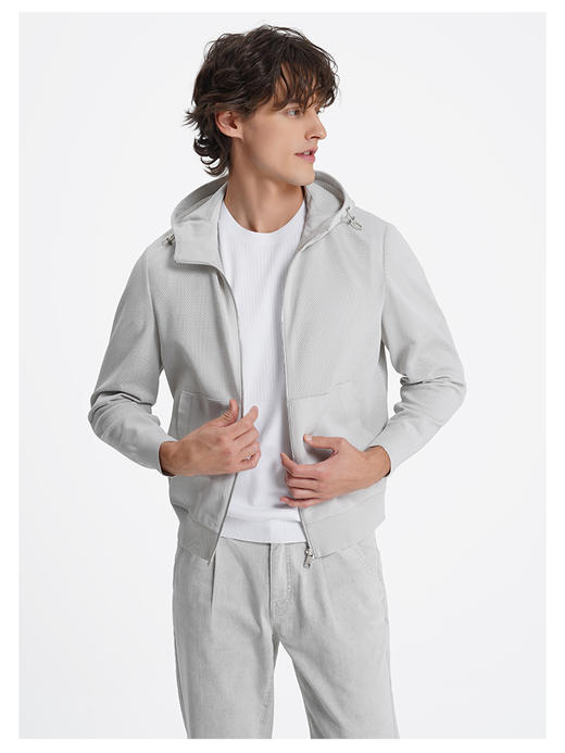 callisto启程系列水雾灰功能针织外套 商品图2