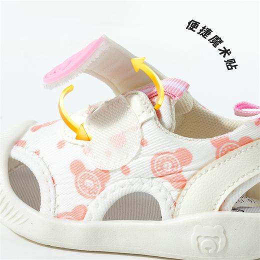 贝贝怡2025夏季新款男女宝宝凉鞋婴幼儿童学步鞋柔软舒适包头沙滩鞋ZB2EX002 商品图5