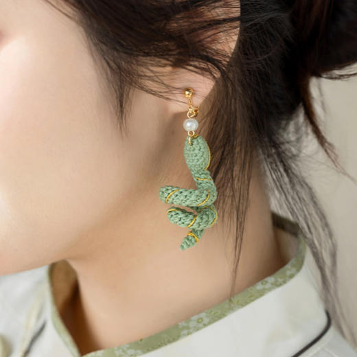 苏苏姐家贞青永偕套装手工diy钩针编织蕾丝线材料包耳饰项链手链 商品图3