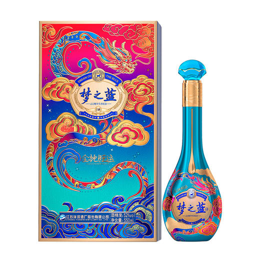 洋河 梦之蓝 金蛇旺运 52度550mL 蛇年纪念酒 商品图1