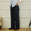 714street日系复古轻薄格子直筒长裤25春季新款全棉宽松休闲裤男 商品缩略图1