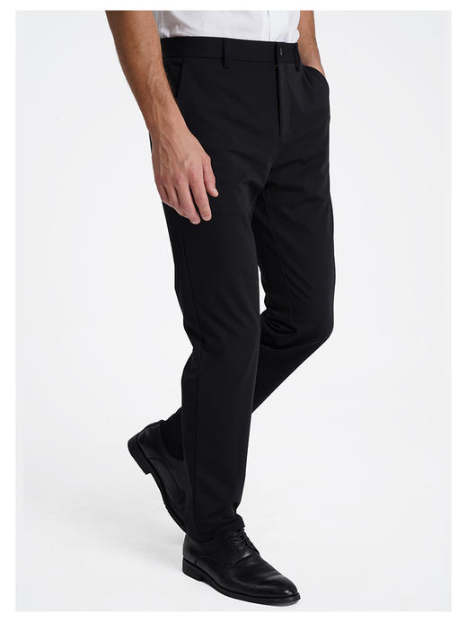 callisto黑色锦纶混纺休闲裤 商品图3