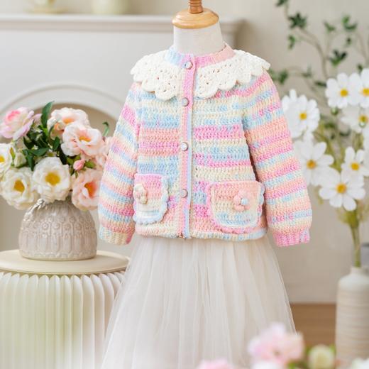 苏苏姐家渐悦钩针开衫手工diy编织钩针毛线团上衣外套材料包 商品图1