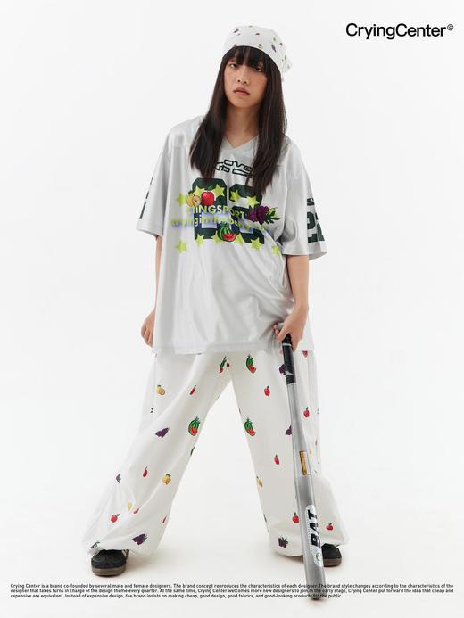 CryingCenter 水果碎花网纱头巾 哭喊中心 商品图2