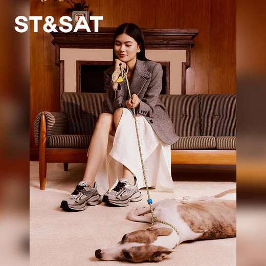 星期六潮酷时髦厚底百搭老爹鞋SSC3112CN9 商品图1