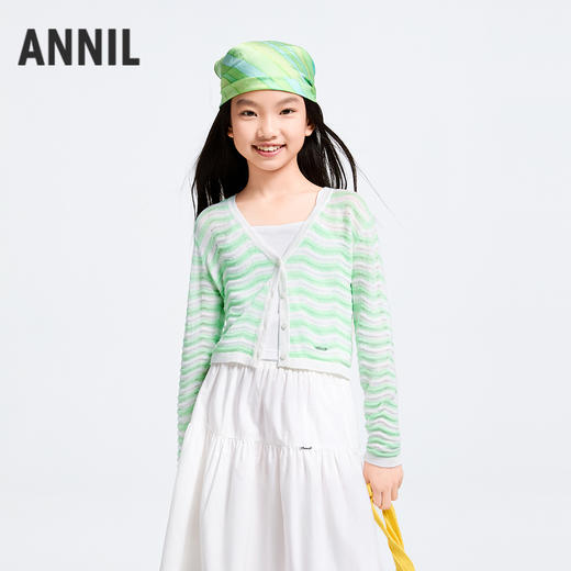 女童针织套装春季新款安奈儿童装实体店同款AG514542 商品图0