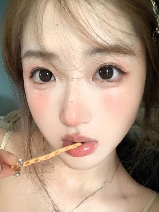 gugulens（gugucon）半年抛美瞳 治愈红豆 直径14.5mm着色13.8mm 商品图5