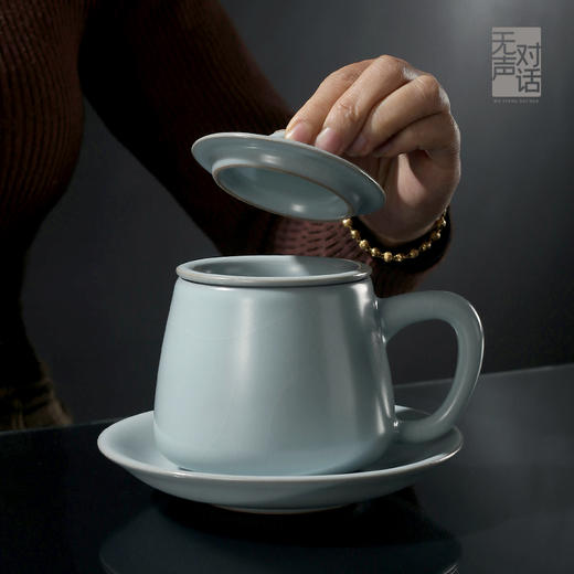TY天青汝窑办公杯【鲜知10.0】 商品图2