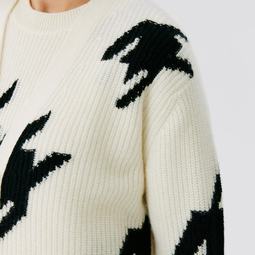 东黎 • 山羊绒女士秋冬千鸟格V领开衫 4742 商品图8