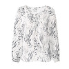 EITIE爱特爱两穿系带气质黑白水墨印花衬衫上衣2025春季新款A2513507 商品缩略图5