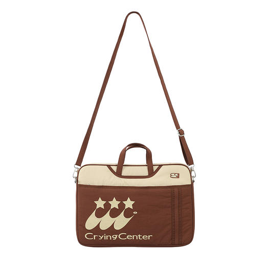 CryingCenter 彗星撞色皮质充棉电脑包 哭喊中心 商品图3
