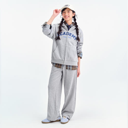 笛莎Deesha青少年女童裤子2025春季女童针织长裤 商品图1