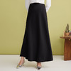 EITIE爱特爱长款及踝垂坠缎面高腰显瘦高级感百搭纯色半身裙2025春季新款A2506513 商品缩略图10