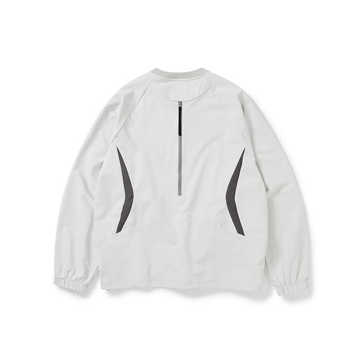 WHEELS and WIND 机能性拼接伸缩性圆领套头卫衣 商品图2