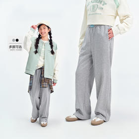 笛莎Deesha青少年女童裤子2025春季女童针织长裤