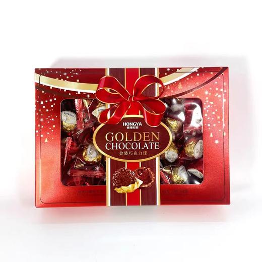宏亚金装巧克力礼盒装208g(金色/红色) 商品图4
