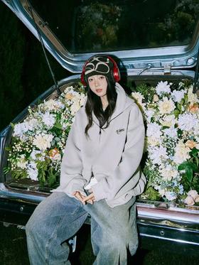 Lemanism/DJY29-LKS026/拉链连帽开衫卫衣