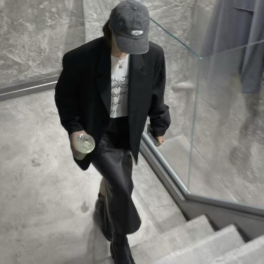 顺丰包邮42530洛诗琳新款廓形解构拼接西服夹克外套女867 商品图4