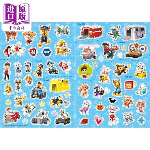 【中商原版】汪汪队立大功 勇敢贴贴书 港台原版 儿童活动与玩具书 场景游戏中提高幼儿的学习兴趣与专注力想像力 亲子童书 商品图1