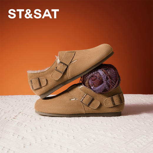 【绒里可选】星期六经典百搭厚绒保暖勃肯鞋SSC111022I/SSC411DF0R 商品图6