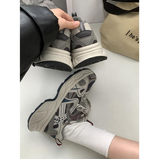 【YW】无忧购 加绒韩版百搭学院风厚底增高休闲老爹鞋MIS-2670（截单后3-5天发货) 商品图7