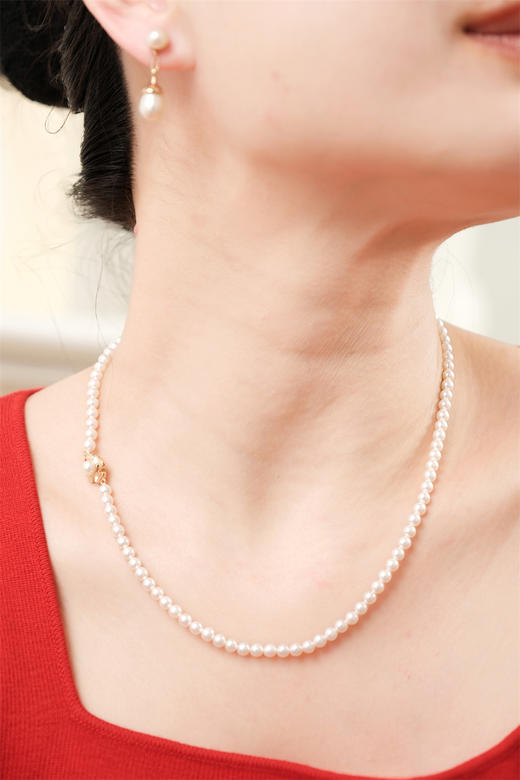 pearl moments珍刻  年年有鱼（珍珠小鱼） 小鱼儿4号baby珍珠项链 商品图10