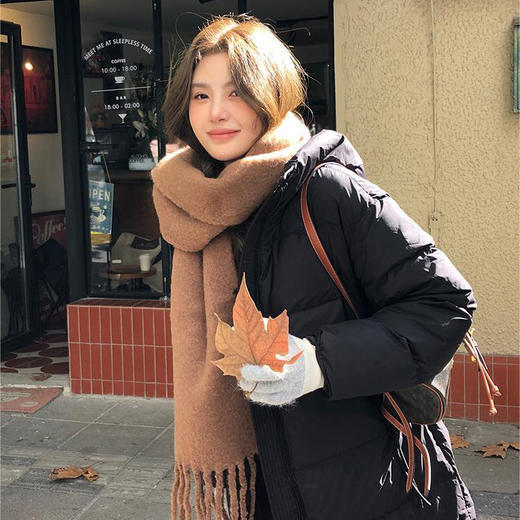 卉遇 90白鹅绒长款 经典百搭 泡芙冰淇淋色系 羽绒服 4色可选 商品图2