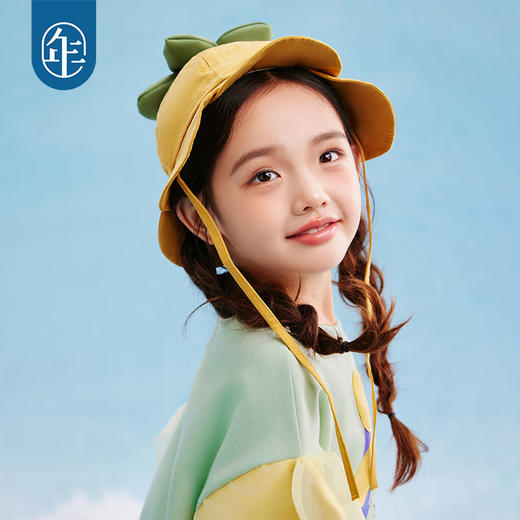 年衣童装女童原创设计喇叭花帽子2025年春季新款儿童甜美卡通遮阳帽喇叭花帽子 商品图0