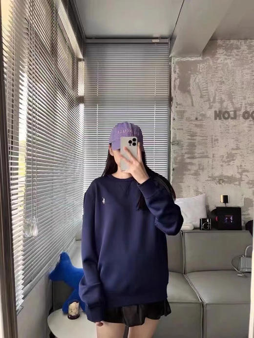 强推~RLの！元厂元纱！柜1.6K+！美单万针马标刺绣，情侣加绒卫衣 商品图10