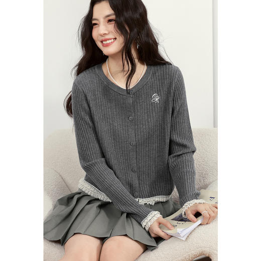 【严选】诗凡黎春秋毛衫开衫7G2230341 商品图2