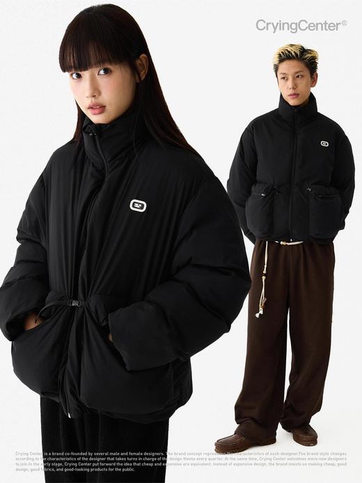 CryingCenter 棕黑两色面包立体口袋棉服 哭喊中心 商品图0