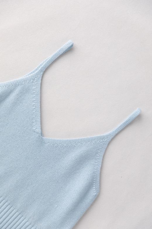 轻盈俏丽 | 纯羊绒背心V领开衫两件套L码 商品图2