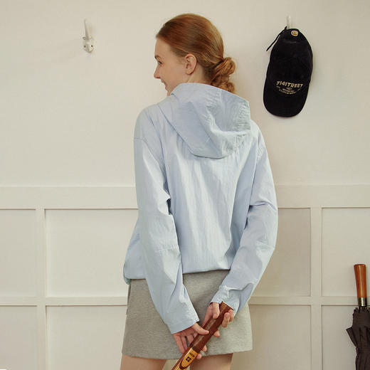 714street肌理感休闲连帽外套男女2025春季新款轻薄质感宽松夹克 商品图1