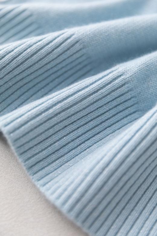 轻盈俏丽 | 纯羊绒背心V领开衫两件套L码 商品图3