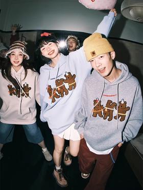 Lemanism/DJY29-LW2113/薄款小熊连帽卫衣