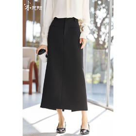 剩S 米思阳2025秋新品通勤优雅中长款直筒一步裙半身裙女5598