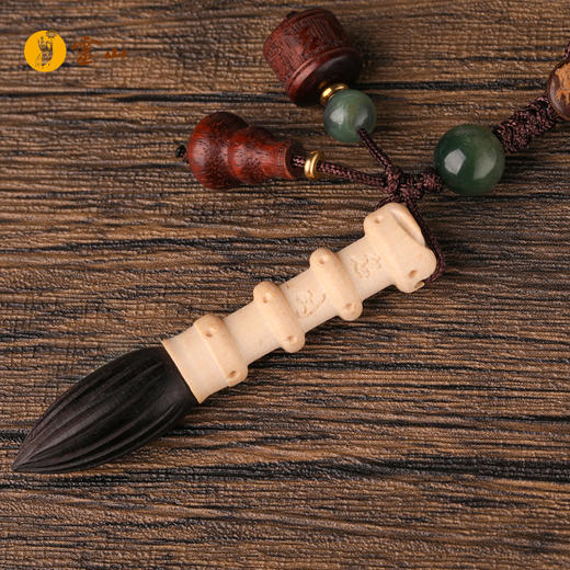 灵山木迦·文殊笔挂件 商品图2